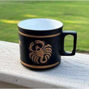 Scorpio Astrological Sign Lancaster Vitramic Hornsea Stoneware Ceramic Brown Mug